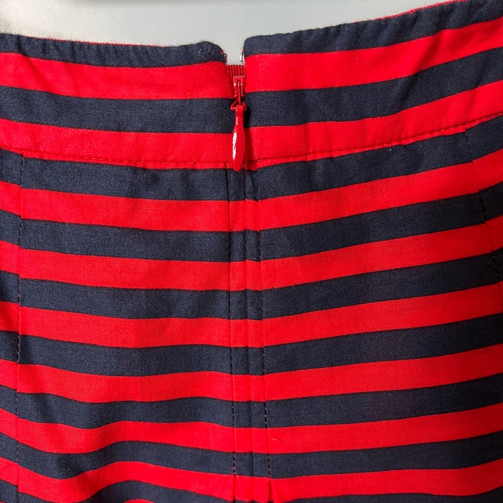 J. Crew Factory Striped Cotton Skirt - Picture 5 of 9